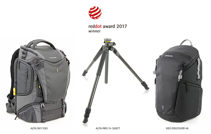 Vanguard gana 3 prestigiosos premios de diseño Red Dot